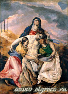Пьета, или Оплакивание Христа. Эль Греко
